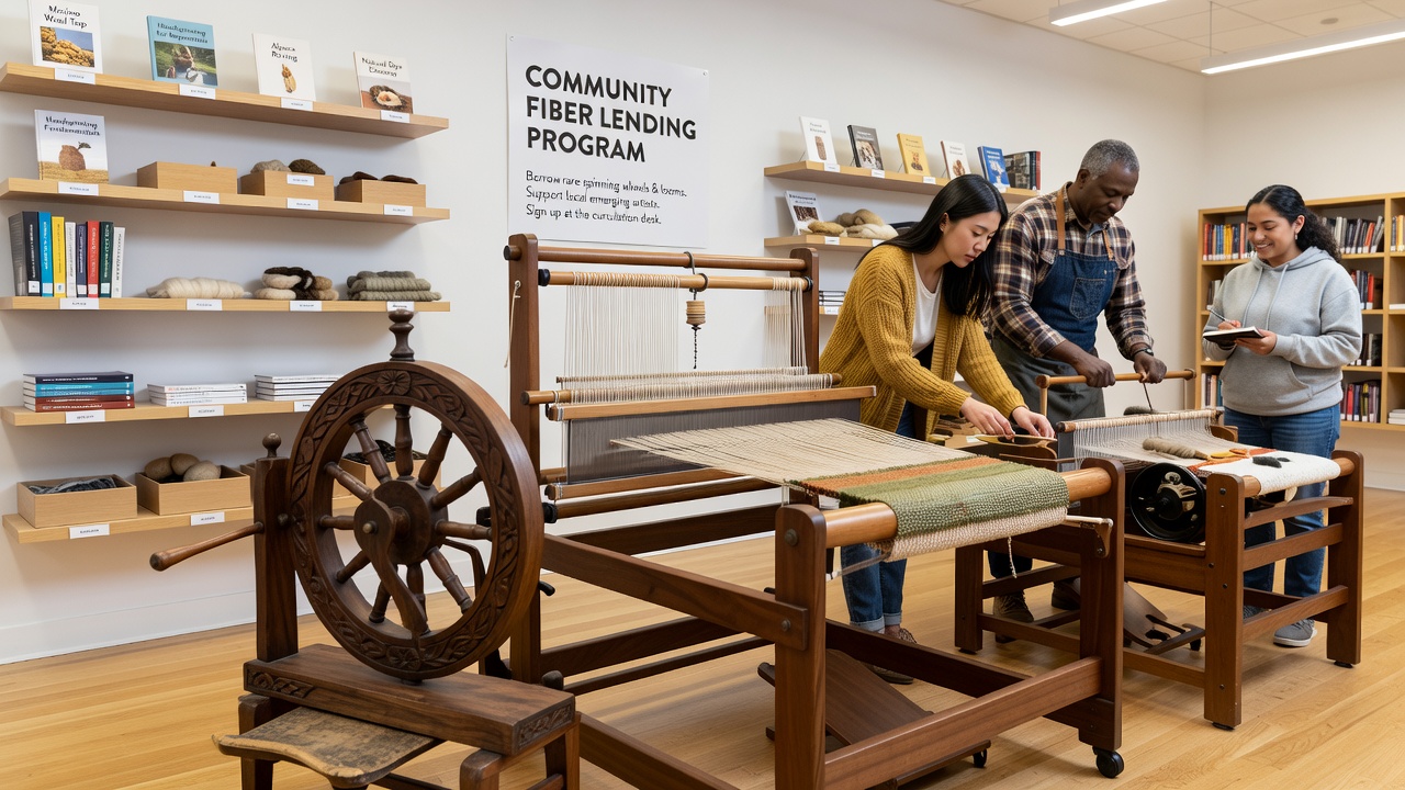 Public Libraries Roll Out Equipment Sharing Initiatives for Historic Textile Tools